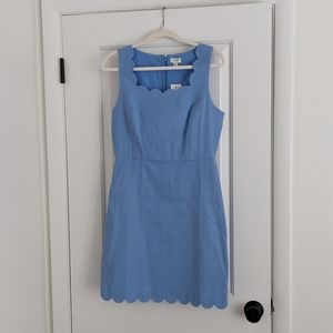 J.Crew Factory Scalloped Edge Dress